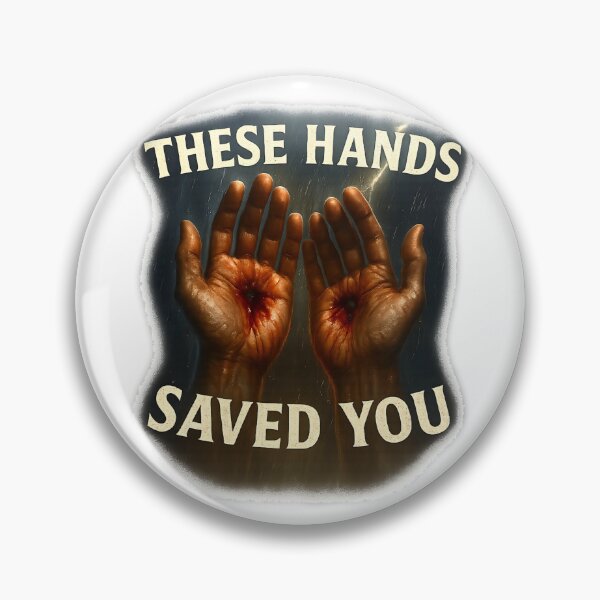 Item preview, THESE HANDS SAVED YOU designed and sold by Canvations.