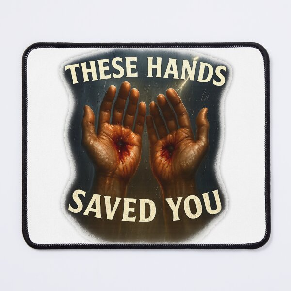 Item preview, THESE HANDS SAVED YOU designed and sold by Canvations.