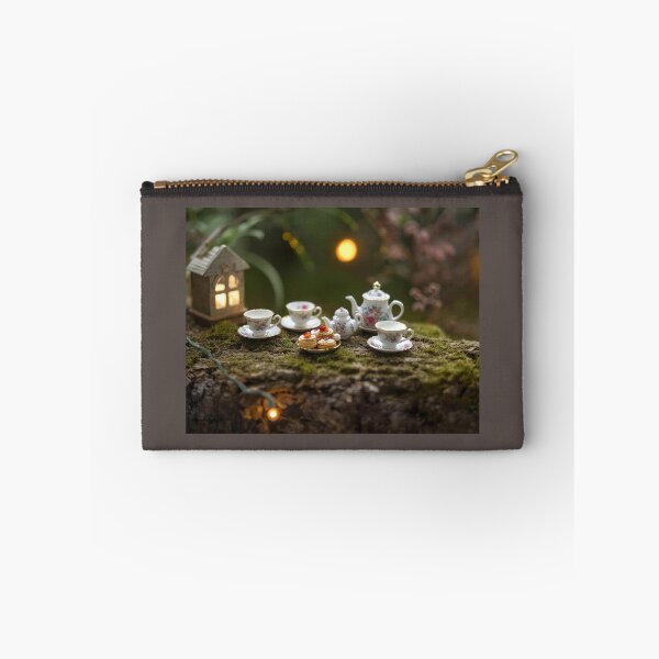 Item preview, Miniature Woodland Tea Party — Enchanted Cozy Scene designed and sold by SipandStan.