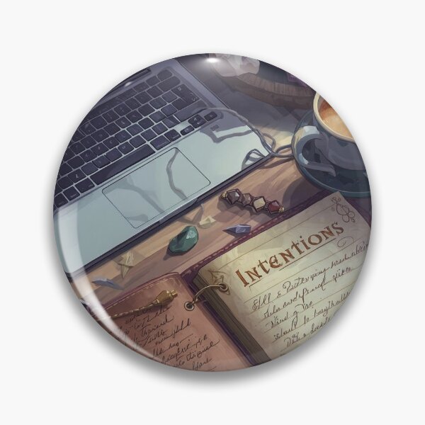Item preview, Modern Witch’s Desk — Crystals, Moon Phases, and Intentions designed and sold by SipandStan.