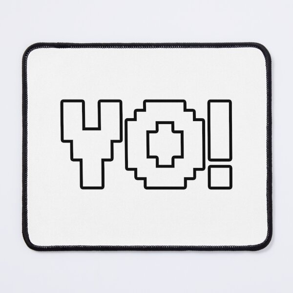 Item preview, YO! in 8-bit Pixel Outline designed and sold by Memes N Lore .