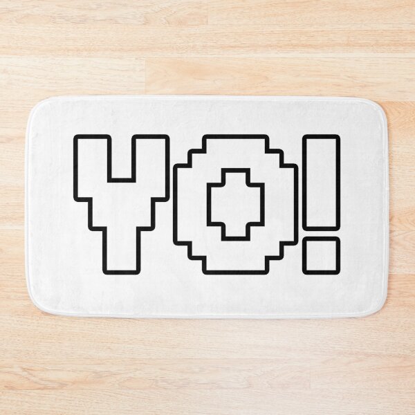 Item preview, YO! in 8-bit Pixel Outline designed and sold by Memes N Lore .