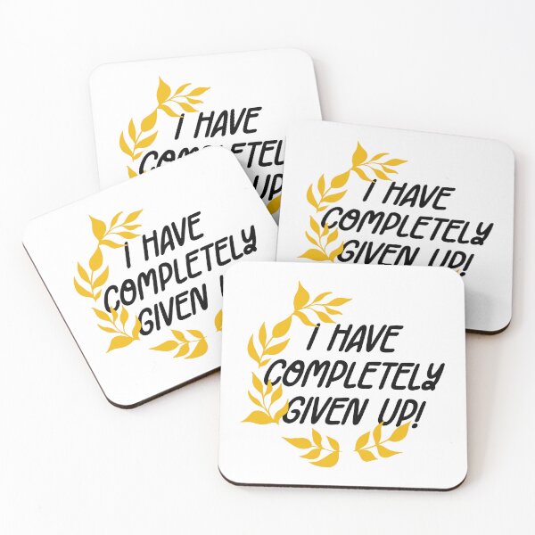 Item preview, I Have Completely Given Up! designed and sold by the-craft-shop.