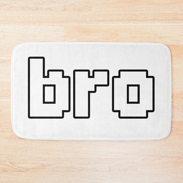Item preview, bro in 8-bit Pixel Outline designed and sold by Memes N Lore .