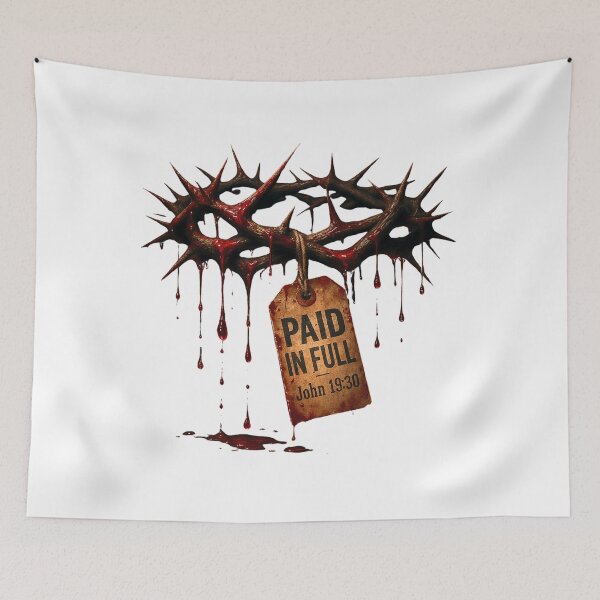 Item preview, PAID IN FULL - John 19:30 designed and sold by Canvations.