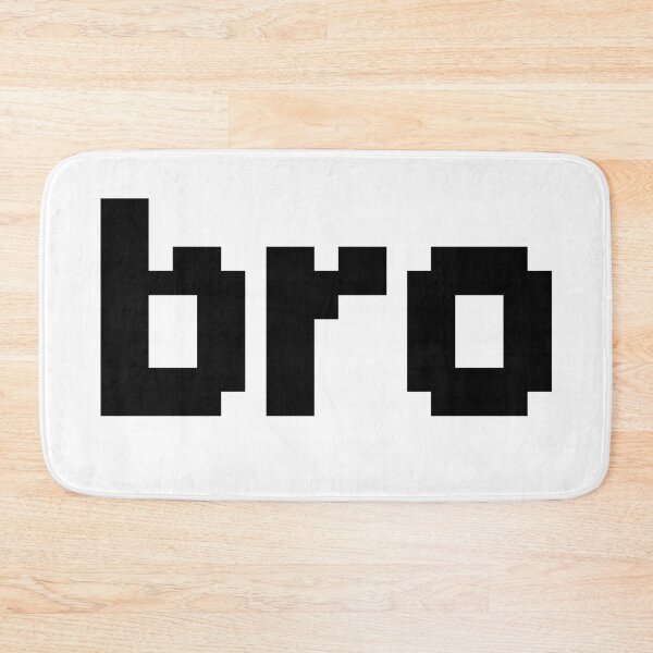 Item preview, bro in 8-bit Pixel designed and sold by Memes N Lore .