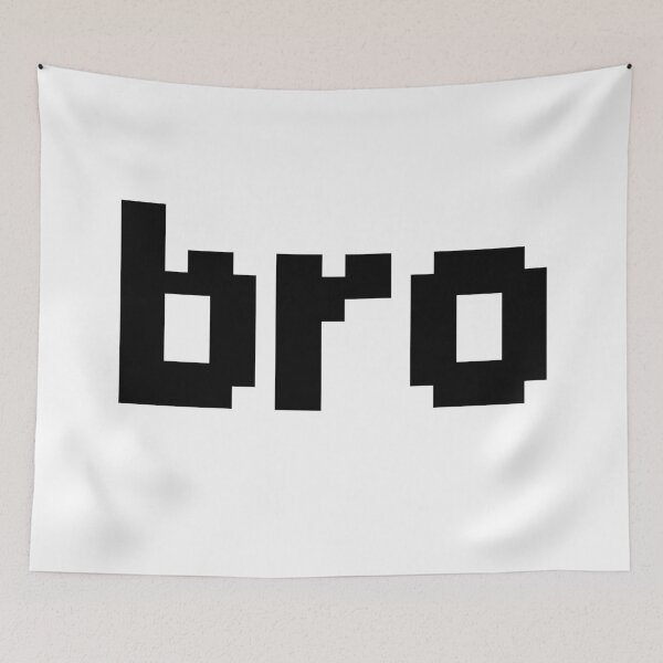 Item preview, bro in 8-bit Pixel designed and sold by Memes N Lore .