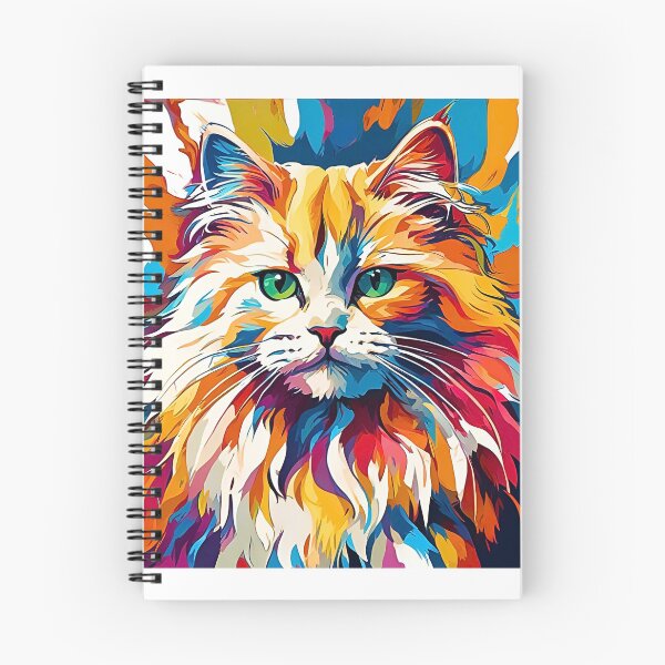 Item preview, Vibrantly Colored Modern Art Ragamuffin Cat Design designed and sold by Fredster1966.