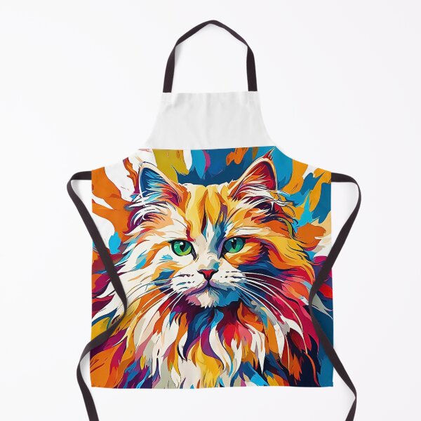 Item preview, Vibrantly Colored Modern Art Ragamuffin Cat Design designed and sold by Fredster1966.