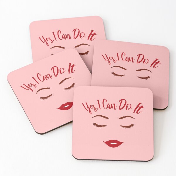 Item preview, Yes I Can Do It Confident Woman Girl Female designed and sold by shirt-o-mat.