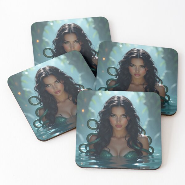 Item preview, Maiden in water with snakes in hair, Medusa designed and sold by Prestons Corner.