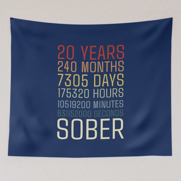 Item preview, 20 Years Sober Alcohol Free Celebration designed and sold by NosandEdgy.
