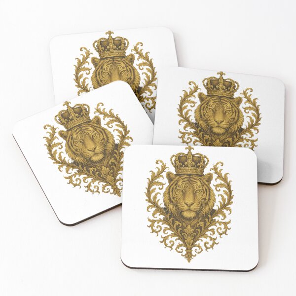 Item preview, Royal Tiger Crown – Golden Regal Jungle King Design designed and sold by MaisonSole.