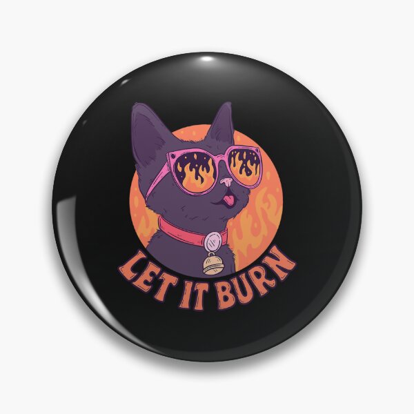 Item preview, Let It Burn Chaos Cat Meme designed and sold by VicAlvarez.