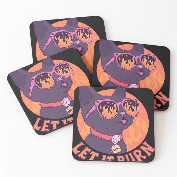 Item preview, Let It Burn Chaos Cat Meme designed and sold by VicAlvarez.