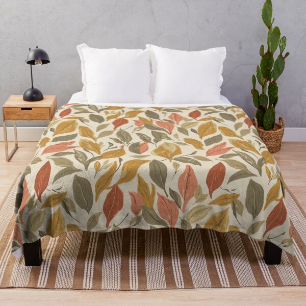 Item preview, Organic Leaf Pattern – Warm Earthy Tones designed and sold by TheDreamAtelier.