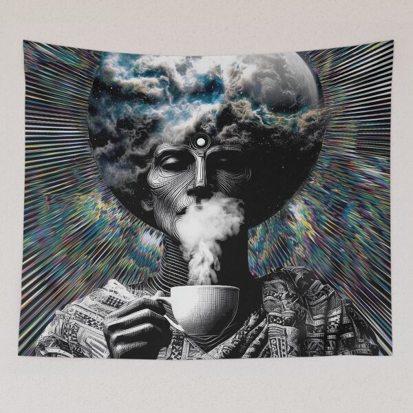 Item preview, Ayahuasca Visionary Art - Spiritual Cosmic Brew Design designed and sold by Mystikos Art.