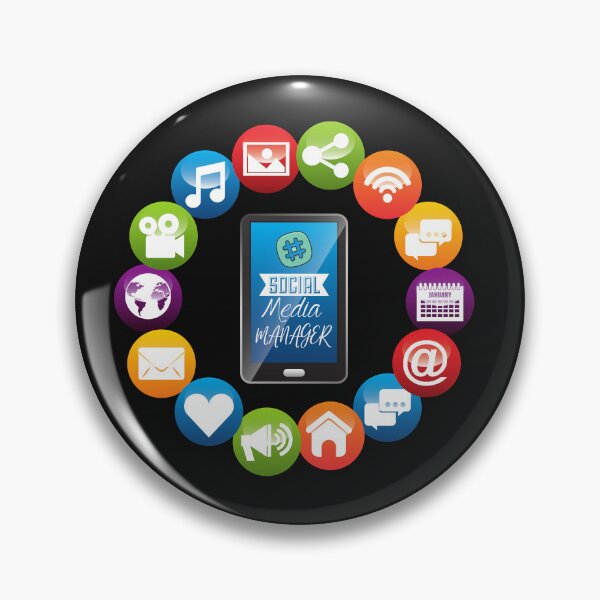Artikelvorschau, Social Media Manager entworfen und verkauft von ChooseAndPrint.