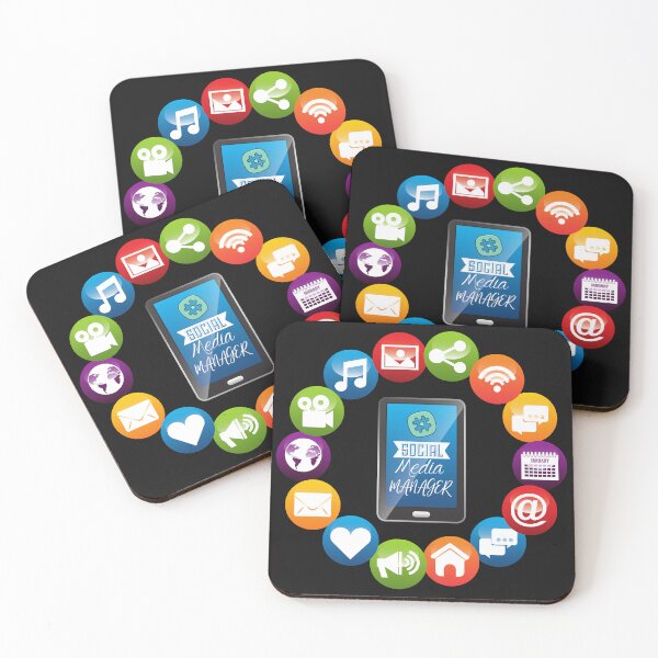 Item preview, Social Media Manager designed and sold by ChooseAndPrint.