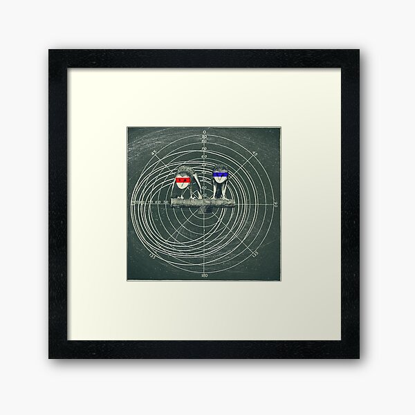 Vowels Framed Art Print