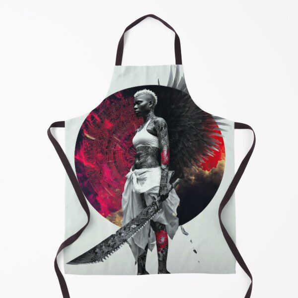 Item preview, Archangel Warrior Woman - Dark Fantasy Art designed and sold by Mystikos Art.