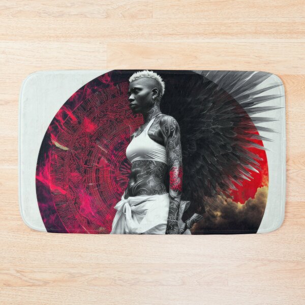 Item preview, Archangel Warrior Woman - Dark Fantasy Art designed and sold by Mystikos Art.