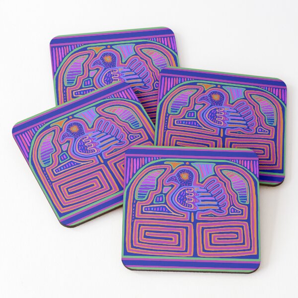 Item preview, Kuna Indian Mola Pajaro designed and sold by Esprit-Mystique.