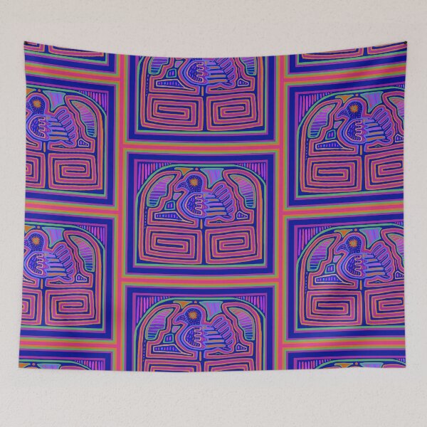 Item preview, Kuna Indian Mola Pajaro designed and sold by ESPRIT MYSTIQUE.