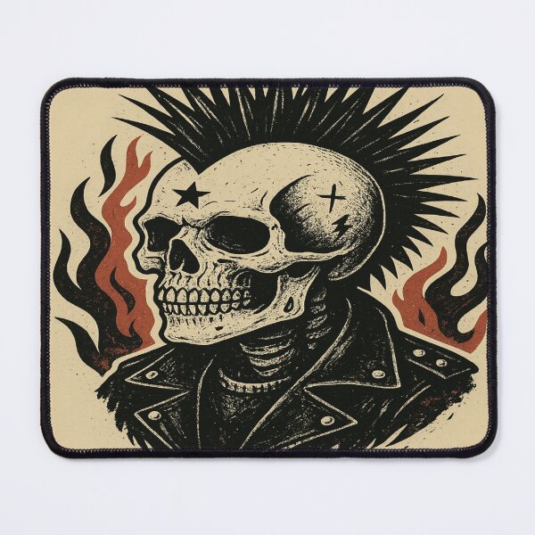 Item preview, Punk Rock Skull designed and sold by mimiloca.