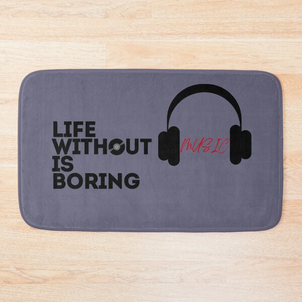 Item preview, Life without Music is boring designed and sold by ChooseAndPrint.
