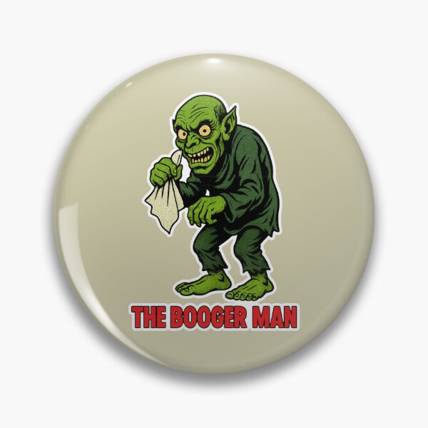 Item preview, The Booger Man – Funny Gross-Out Monster Parody Design designed and sold by hangmeart.