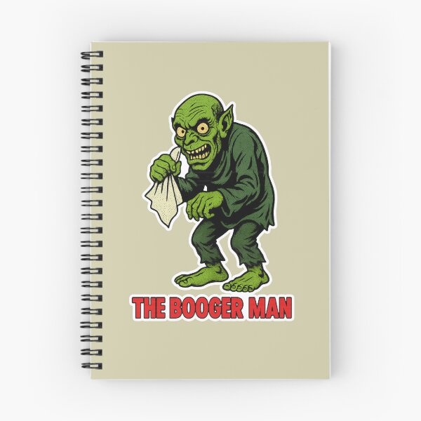 Item preview, The Booger Man – Funny Gross-Out Monster Parody Design designed and sold by hangmeart.