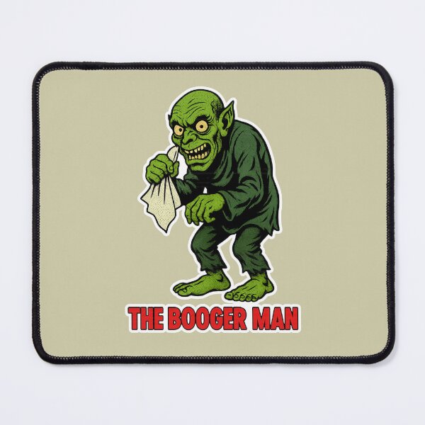 Item preview, The Booger Man – Funny Gross-Out Monster Parody Design designed and sold by hangmeart.
