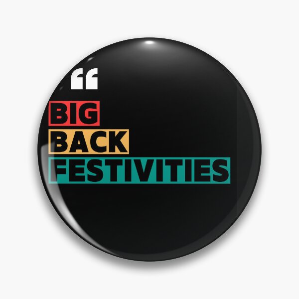 Item preview, Big Back Festivities designed and sold by Curly Chica.