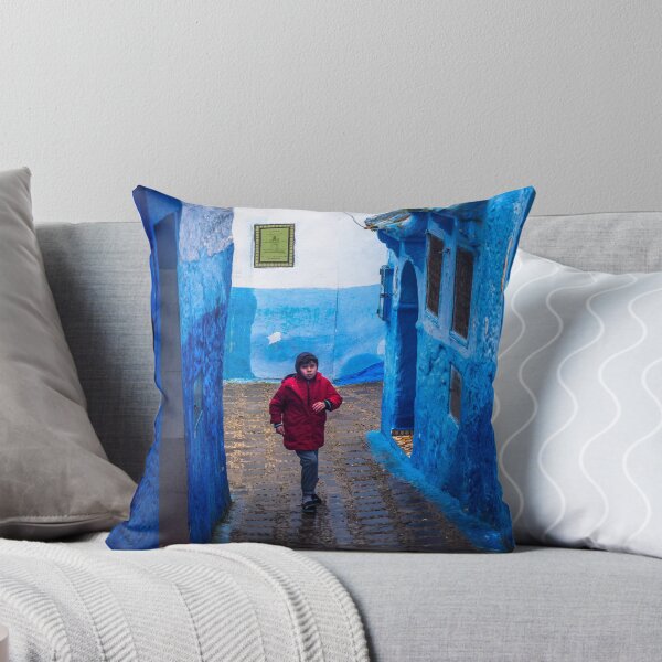 Item preview, Little boy in red jacket in Chefchaouen, Morocco.  designed and sold by Shaun Busuttil.