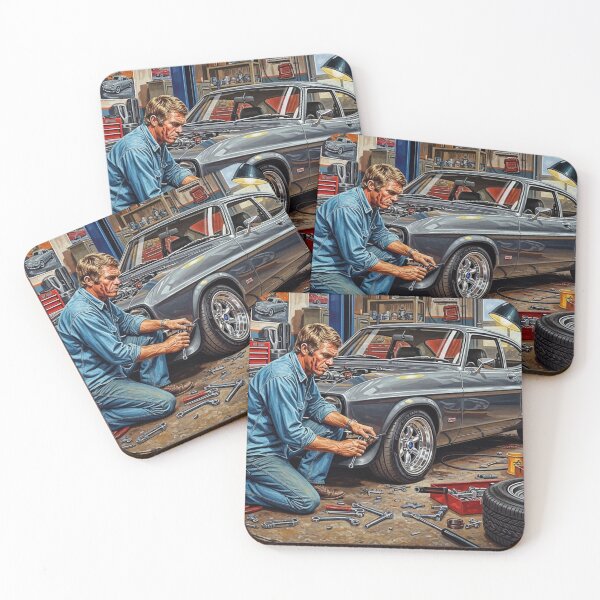 Item preview, Petrol & Passion – Steve McQueen in the Workshop designed and sold by Art's Diner.
