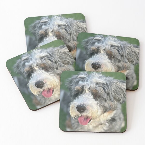 Item preview, Happy Fluffy Dog – Cute Pet Portrait designed and sold by NAJ2023.