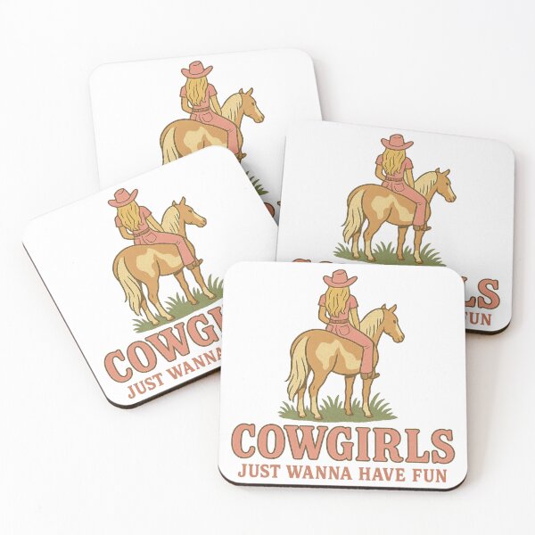 Item preview,  Cowgirls Just Wanna Have Fun Retro Western designed and sold by Adrian Kane.