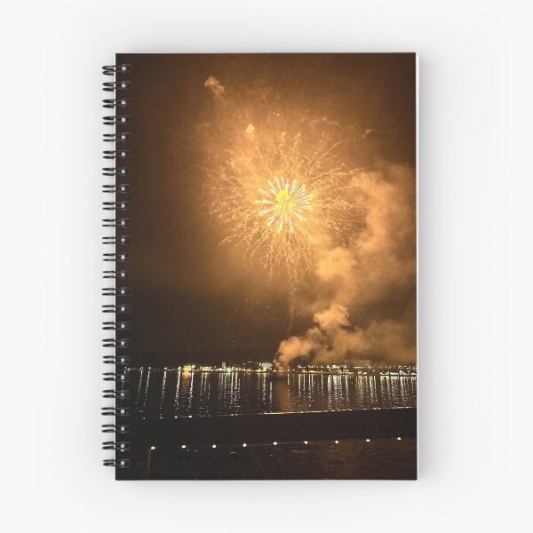 Item preview, Golden Fireworks Over the Water designed and sold by NAJ2023.