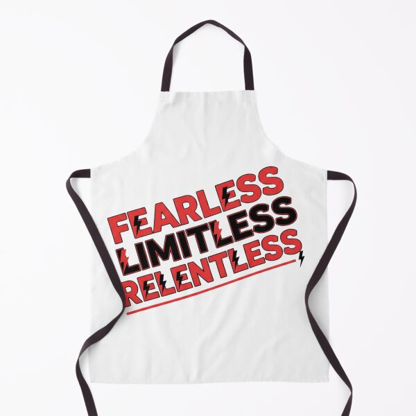 Item preview, Fearless Limitless Relentless Quote Sticker – Bold Minimal Typography designed and sold by Happyfreedom.