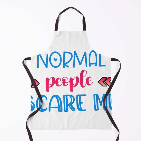 Item preview, Normal People Scare Me – Funny Quote Design designed and sold by SnarkyAndCo.