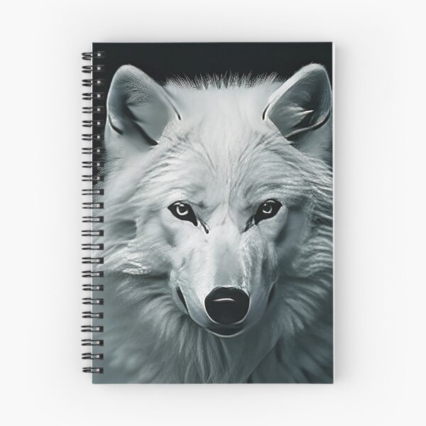 Item preview, White Wolf Portrait In Powerful Black And White  designed and sold by DEC02.