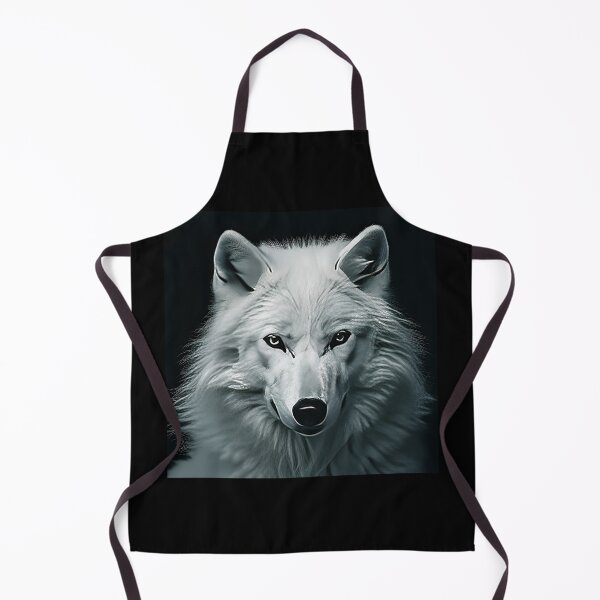 Item preview, White Wolf Portrait In Powerful Black And White designed and sold by DEC02.