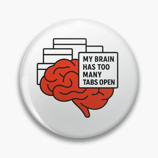 Item preview, My brain designed and sold by Lost in Hyperfocus .