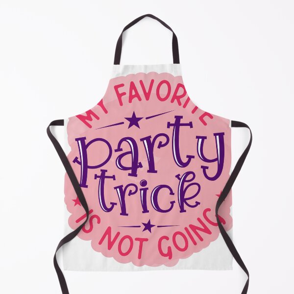 Item preview, My Favorite Party Trick Is Not Going – Funny Introvert Quote designed and sold by SnarkyAndCo.