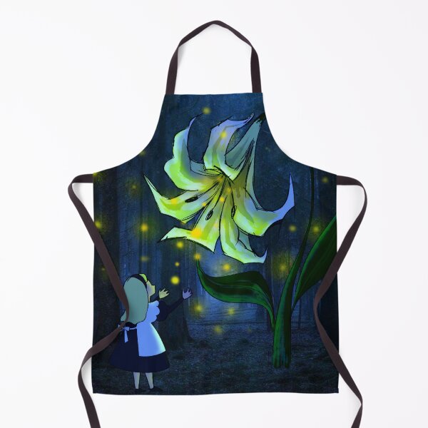 Item preview, Girl in the night sky playing with a flower designed and sold by Dynamight-01.
