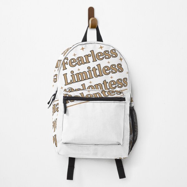 Item preview, Fearless Limitless Relentless Quote Sticker – Bold Minimal Typography designed and sold by Happyfreedom.