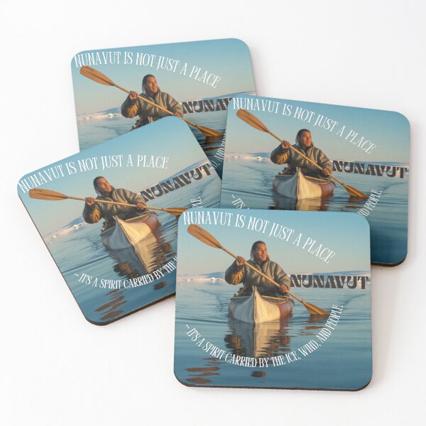 Item preview, Nunavut Spirit Quote – Arctic Indigenous Canoe Art designed and sold by InspiredCreatives.
