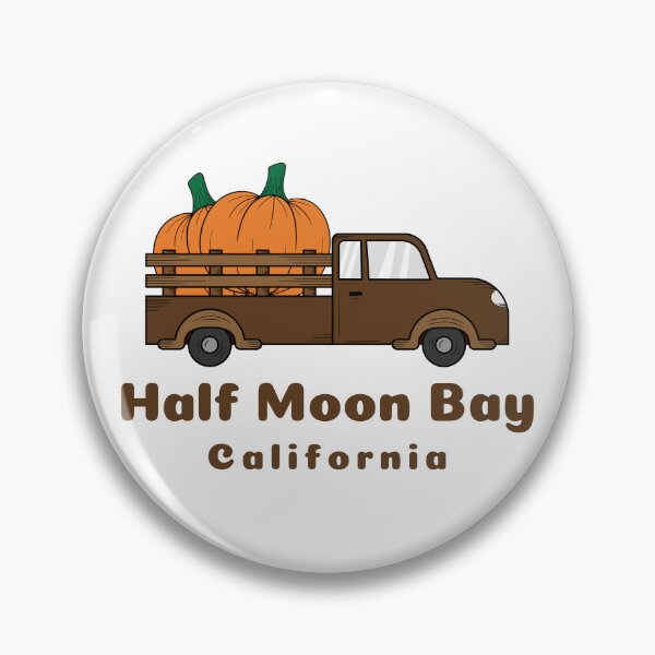 Item preview, Half Moon Bay Pumpkin Truck designed and sold by HalfMoonBayShop.