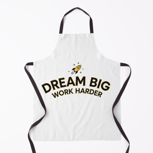 Artikelvorschau, Aufkleber „Dream Big Work Harder“ – Zitat zur mutigen Erfolgsmentalität entworfen und verkauft von Happyfreedom.